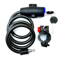 Mountain Bike Lock Metal Ring Steel Cable Rope Hardware Material Suitable for MTB Bicycle Parts