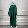 Muslim Four Seasons Solid Color Fashion Women Dress Zip Placket Long Sleeve Abaya Jilbab Maxi Casual Kaftan Robe Dubai Turkey