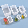 Early Riser DIY Rectangular Crystal Epoxy Resin Silicone Mold Resin Dried Flower Filling Ornaments Moulds Making Tool Sets