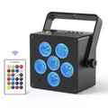 50W RGBWA UV 6 in 1 Recharge Battery Stage Lights With Remote Control for Party Wedding Bar Ktv Disco Dj Show Concert Par Light