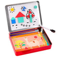 Wooden Children's Early Education Puzzle Geometric Magnetic Creative Puzzle Magnetic Drawing Board Toy