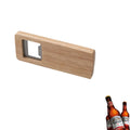 Custom Logo Blank Wood Bottle Opener Portable Wooden Flat Beer Bottle Opener