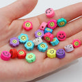 Soft Clay Beaded Bohemia Bracelet Accessories Multicolor Sun Flower Wholesale Polymer Clay Beads Round