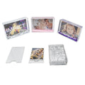Hot Selling Transparent Picture Frame Instant Mini Photo Picture Frames Liquid Glitter Photo Frame 2x3