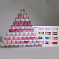 Custom Private Label Nail Extension Color Polymer Powder Clear 2 in 1 Nude Dipping Nail Acrylic Powder Set for Nails