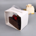 Handel Transparent Cake Box Mousse for Pastry Box Triangle Dessert Cake Box Custom LOGO