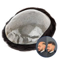 RU New Style Wholesale High Quality BIO PU Men Toupee Real Hair Wig for African American Men Human Hair Replacements for United