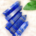 Hot Sale Natural High Quality Lapis Lazuli Stone Towers Healing Crystal Point for for Fengshui