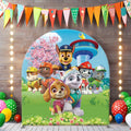 Custom Design Aluminum Alloy Arch Backdrop with Dye Sublimation Printed Tension Fabric for Easy Assembly and Party Events