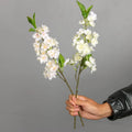 Hot Sale Artificial Peach Flowers Silk Flower Arrangement Cherry Blossom Tree Branches