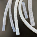 Transparent PTFE Corrugated Hose Chemical Hose Inner Layer PTFE Outer Layer