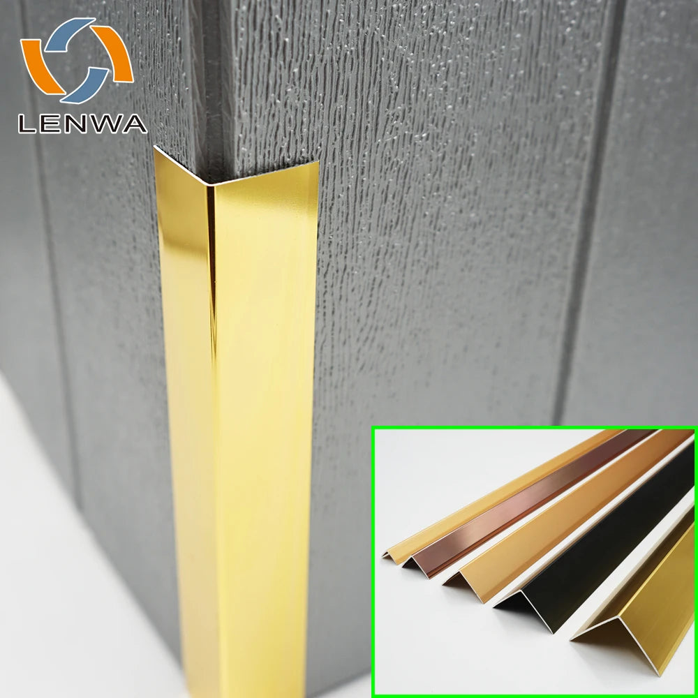 LENWA Factory  in Stock Ready to Ship Aluminum Corner Guards with Multi Size and Color