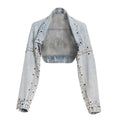 Hiking Short Denim Coat Women Y2k Cotton Spring Autumn Ropa Jeans Punk Gothic Bomber Jacket Windbreaker Vintage Jackets