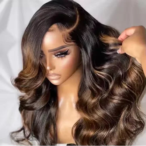 Wholesale Brazilian Hair Body Wave HD Lace Front WigVirgin Cuticle Aligned Full Lace Human Hair Wig for Black Women