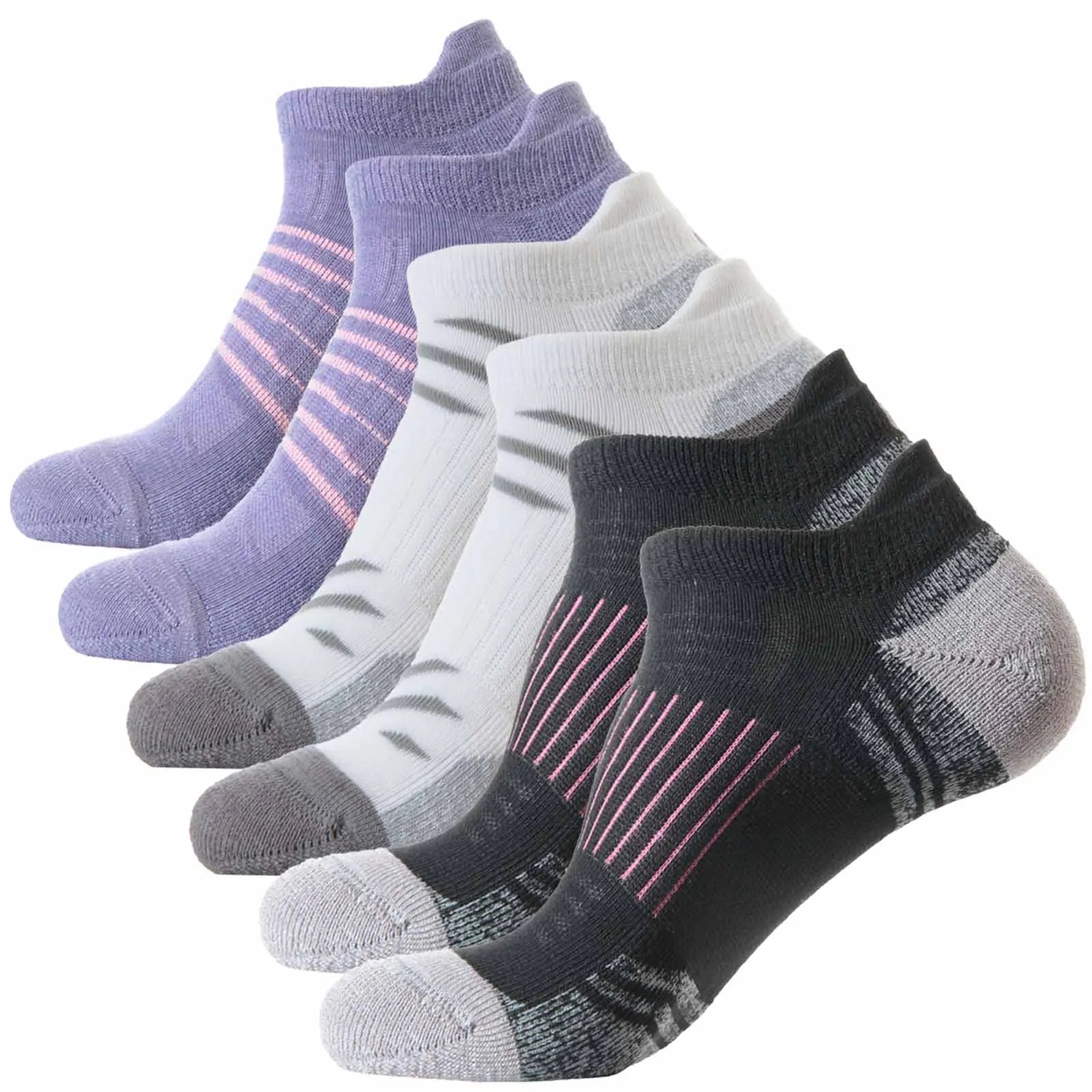 Custom Logo Digital Spring Seamless Knitted Polyester Ankle No Show Athletic Sport Low Cut Jacquard Technology Quick Dry Socks