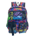 Custom Geometric UV Print Youth College Student Backpack for Women Men High School Bags with Keychains Daily Travel Casual Bag