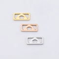 Creative Mirror Stainless Steel rainbow Cloud Hollow DIY Customizable Engraved Pendant Accessories