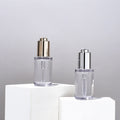 Screen Printing PET Lotion Containers Pump Dropper Bottle Serum Bottle Cosmetic Packaging Frosted Empty Plastic TINDA Brand 30ml