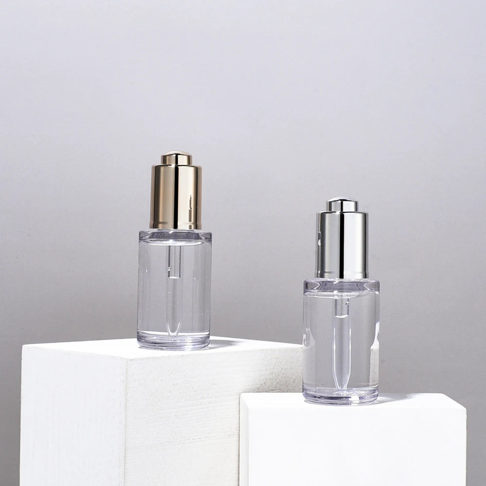 Screen Printing PET Lotion Containers Pump Dropper Bottle Serum Bottle Cosmetic Packaging Frosted Empty Plastic TINDA Brand 30ml
