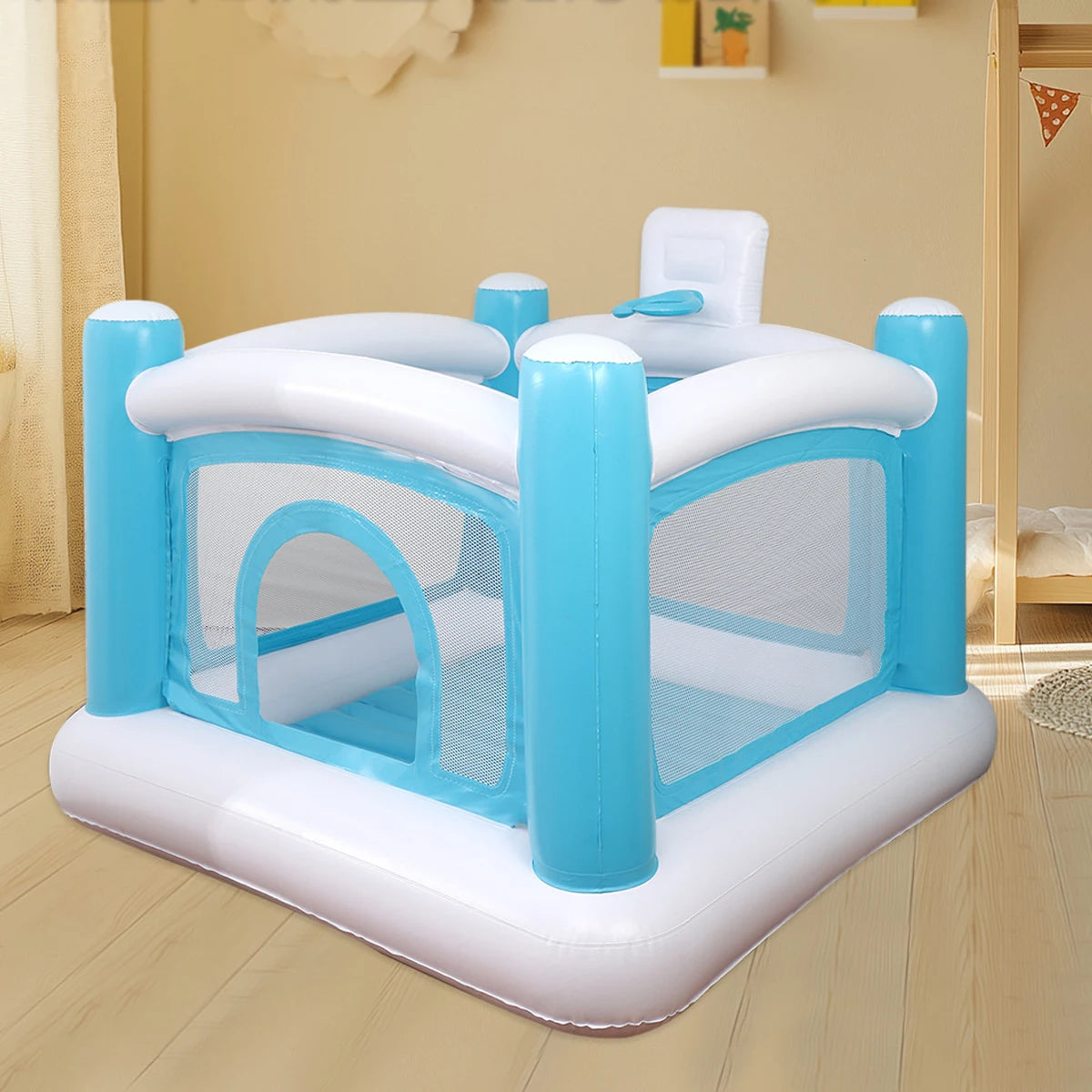 New Inflatable Voiceless Bounce House for Kids Inflated Jumping Bouncy Castle with Outdoor and Indoor