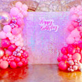 Wedding Supplies Plastic Background Panel for Sequins Lemon Pink Sparkly Shimmer Dequin Panels