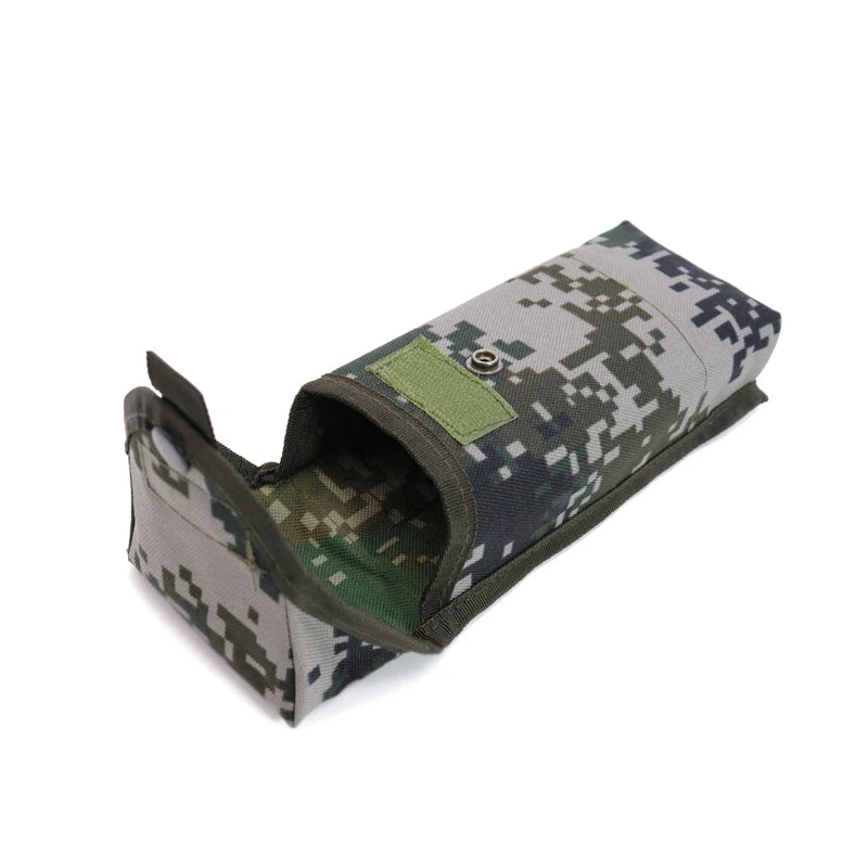 Small Ammo Bag Tactical Flap Molle Ammo Pouch Bullet Carrier Belt Bag for Hunting Hiking Shooting