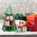 Recycled Christmas Advent Calendar Packaging Box Glossy Lamination with False Eyelashes Use