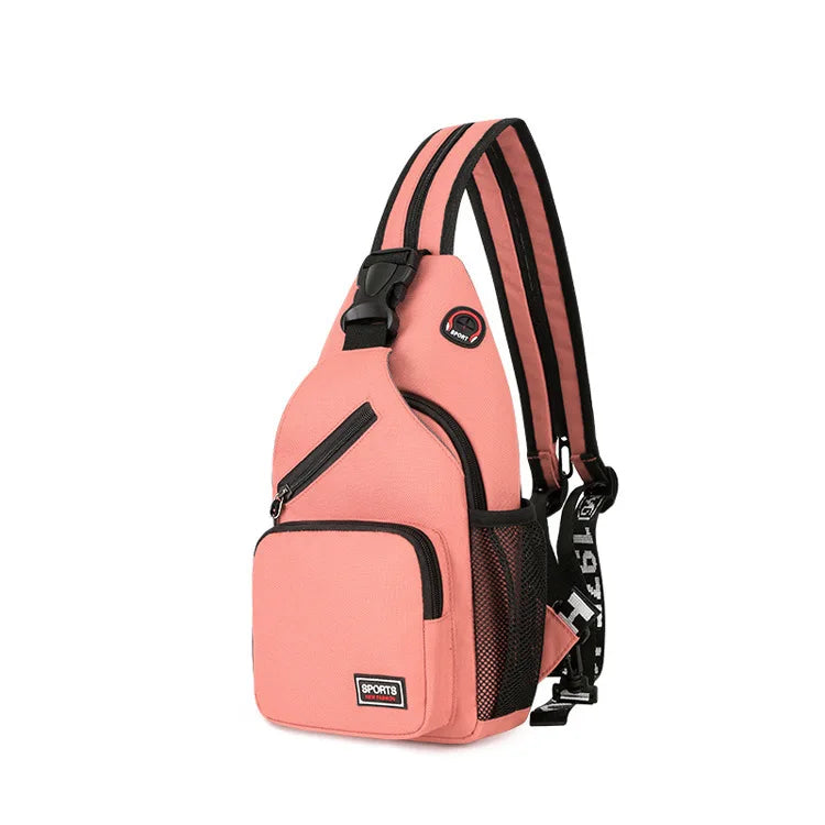 Custom Ladies Large Capacity Casual Messenger Bag Waterproof Crossbody Sling Backpack with Women Men Fashion Shoulder Chest Bag