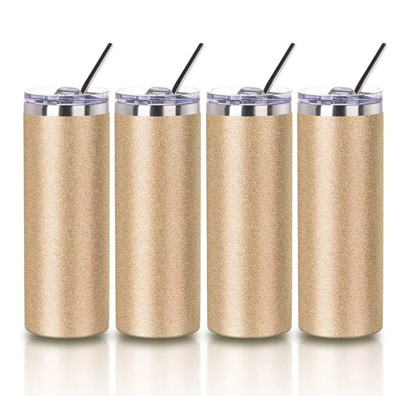 20oz Double Wall Stainless Steel Tumbler with Lid Travel Mug for Coffee Beer
