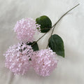 Modern -Pink Style Artificial Flower Decoration Mariage Wood Hydrangeas
