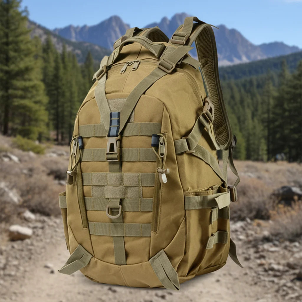 Reflective Cord Custom National Tactical Rucksack Waterproof Laptop Backpack Molle Multifunctional