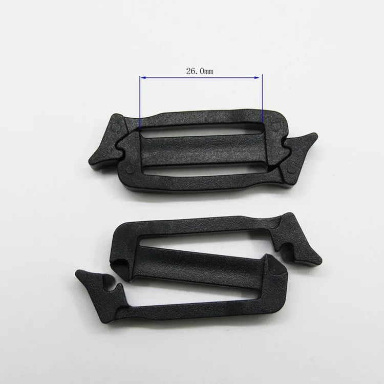 Wholesale 26mm Black Plastic Buckle Adjustable Buckle for Backpack