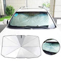 Ovida Manual Minimalist Anti UV Car Windshield Sun Shade Umbrella with 130cm Open Diameter