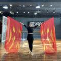 Newest Polyester Colorful Praise Flag for Adults Stage Performance Church Dance Scarf Wholesale Theater Wear