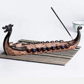 Creative Loong Boat WJB10 Incense Board Decorations Retro Resin Ornament by for Home Decor