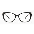 2024 High Quality Biodegradable Acetate Cat Eye Glasses Frames Fashionable Optical Metal Temple Reading Glasses
