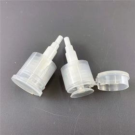 24/410 Nail Polish Removal Non-Spill Pump Free Sample Cosmetic Packaging Screw Cap PP Plastic Empty Bottle Pump Head