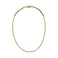 Keiyue N0225 Engagement Gift Women Zircon Copper Beads Trendy Charm Necklace with Circling Setting for Anniversary