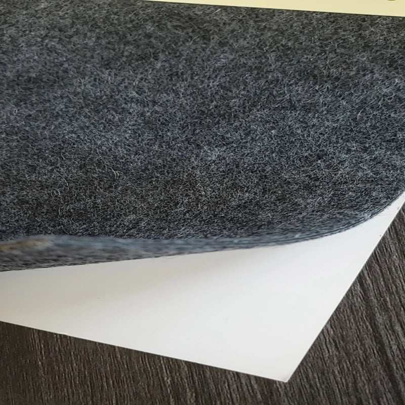 Non-Woven Needle-Punched Waterproof Anti-UV Fabric for Car's Floor Carpet 250g-450g (Black Gray Beige)