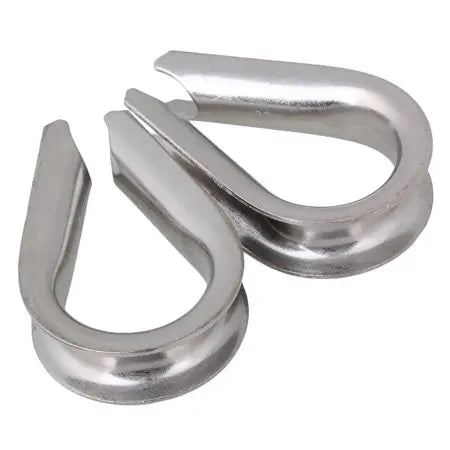 Stainless Steel European Type Rigging Hardware Wire Rope Thimble