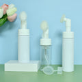 Empty Cleanser Foaming Facewash Bottle 8oz 60ml 50ml 120ml 200ml 250ml Round Plastic PET Soap Dispenser 150ml Foam Pump Bottle