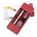 Stainless Steel Portable Wine Chiller Stick Cooler with Aerator Pourer-TOMITOMO TT-O007 Brand for Home & Restaurant Use