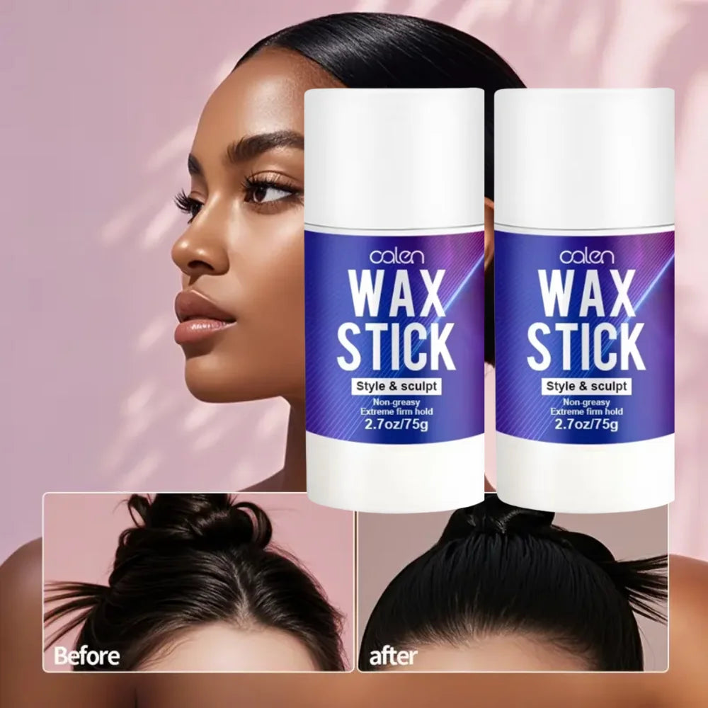 Luxfume 2.7 oz Hair Wax Stick Private Label Styling Wax for Men and Women with Frizzy Curly Hair and Hair Extensions