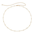 Body Jewelry Stainless Steel Waist Chain Women Pearl Waist Chain Belt