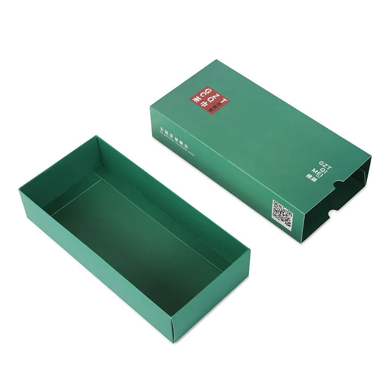 Factory Custom Printing Folding Paper Gift Packing Sock Slide Packaging Box
