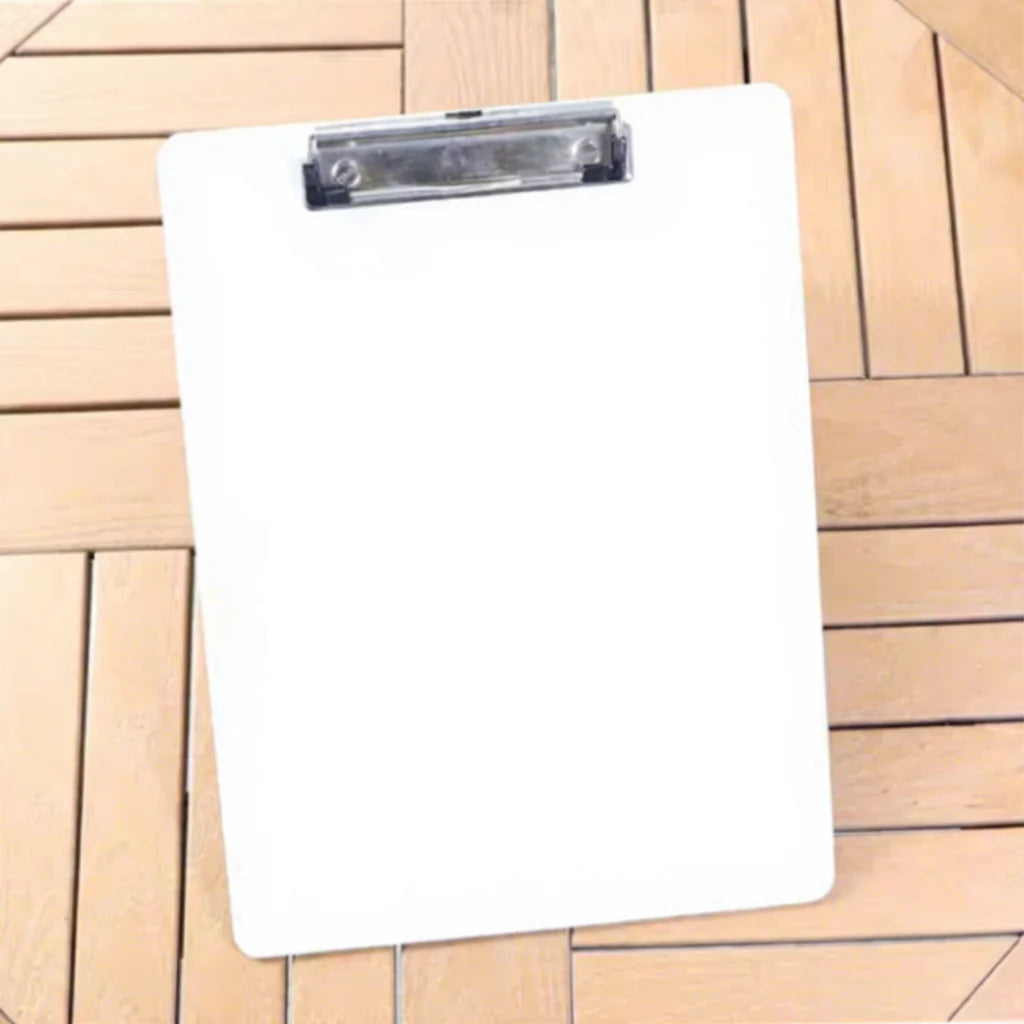 MDFSUB Double Sided Custom Print Portable Modern Polyester Sublimation Clip Board