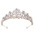 Handmade Bride Pearl Crown Princess Crown Headdress Birthday Crown Tiaras