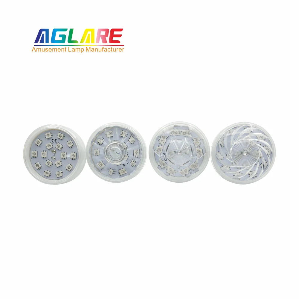 Turbo Lamp Cabochon Lights Manufacturer Funfair Lighting for Amusement Rides Park Lamps RGB LED Amusement Light