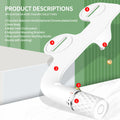 Modern Ultra-Slim No-Touch Bidet Attachment for Toilet Adjustable Water Pressure Floor Mounted Plastic for Modern Bathroom