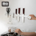 SHIMOYAMA Stainless Steel 304 Wall-mounted Magnetic Knife Bar Holder with Metal Strip for Restaurant Use